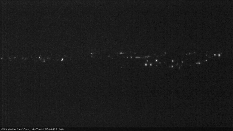 Lake Travis webcam, April 13, 2017 8:55 PM CT