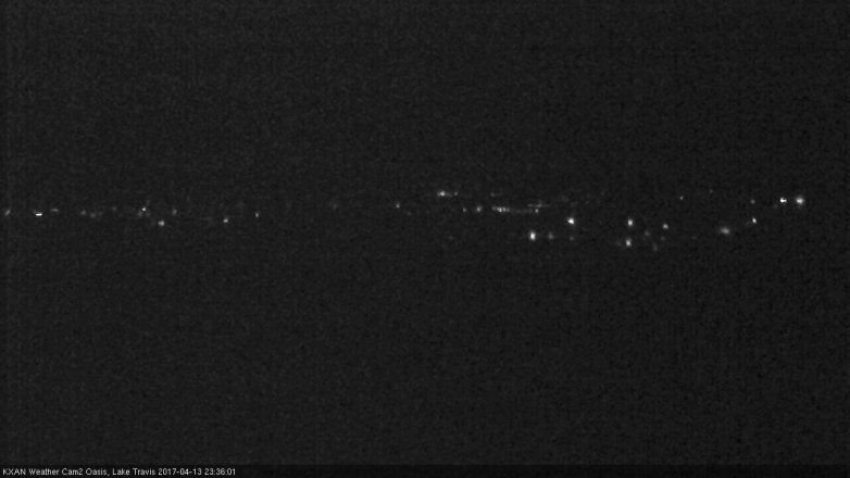 Lake Travis webcam, April 13, 2017 10:35 PM CT