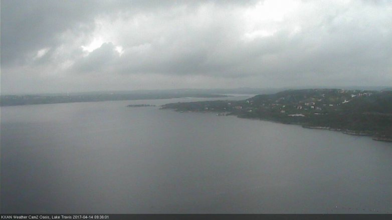 Lake Travis webcam, April 14, 2017 9:00 AM CT