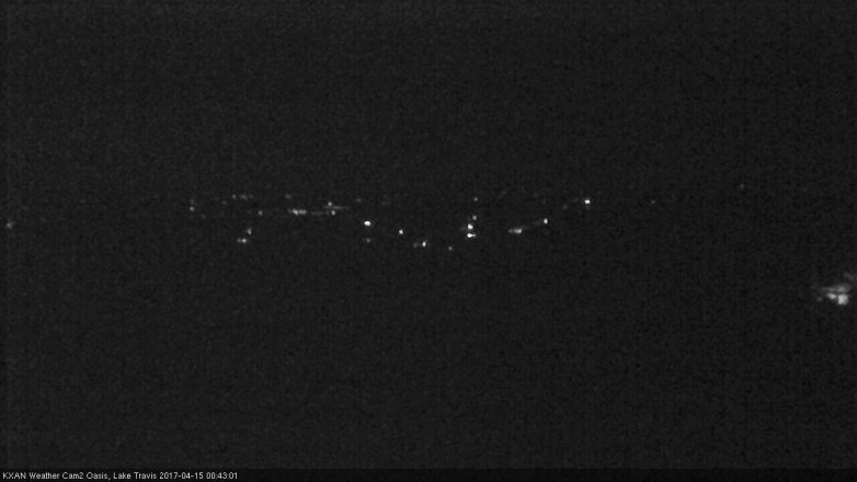 Lake Travis webcam, April 14, 2017 12:00 AM CT