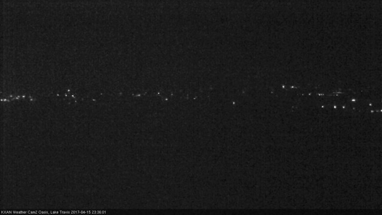 Lake Travis webcam, April 15, 2017 10:45 PM CT