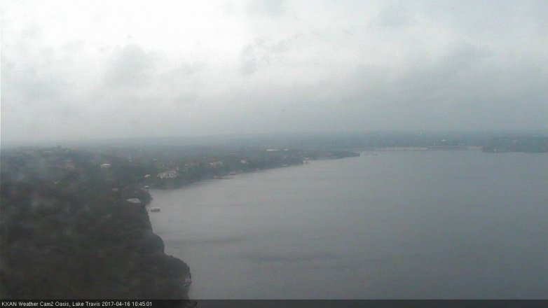 Lake Travis webcam, April 16, 2017 10:10 AM CT