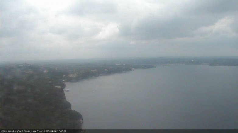 Lake Travis webcam, April 16, 2017 12:10 PM CT