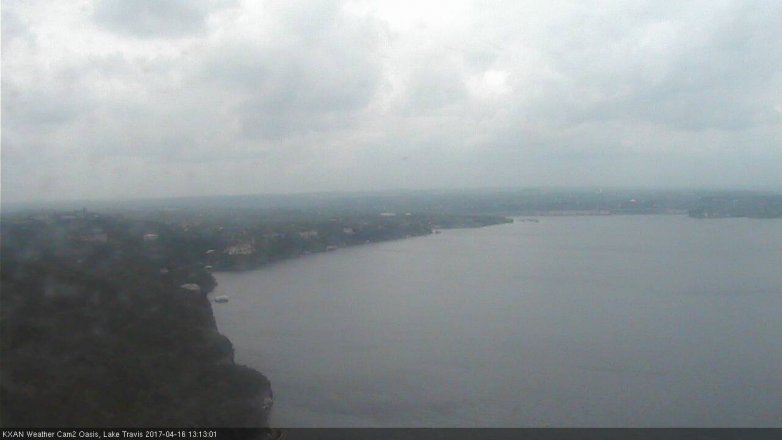 Lake Travis webcam, April 16, 2017 12:35 PM CT