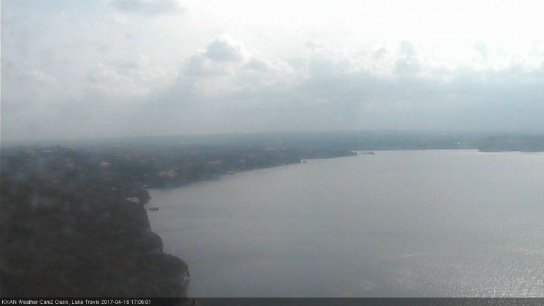 Lake Travis webcam, April 16, 2017 4:30 PM CT