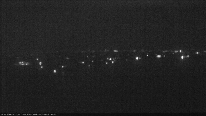 Lake Travis webcam, April 16, 2017 8:00 PM CT