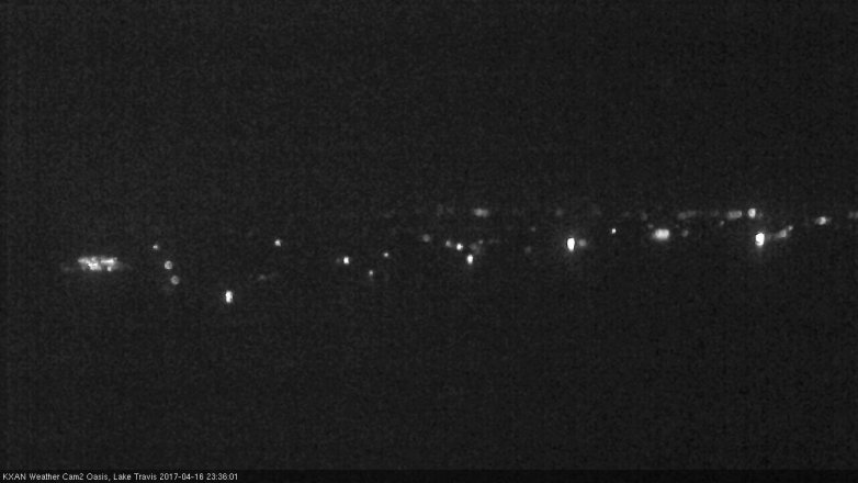 Lake Travis webcam, April 16, 2017 10:35 PM CT
