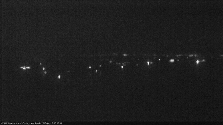 Lake Travis webcam, April 16, 2017 11:35 PM CT