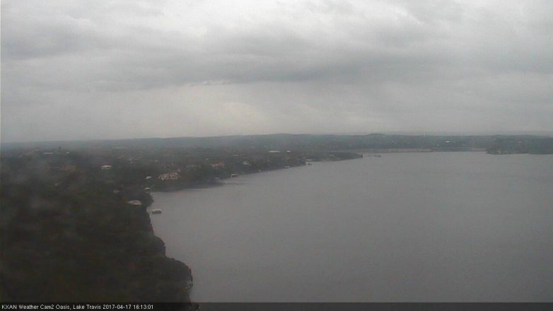 Lake Travis webcam, April 17, 2017 3:20 PM CT