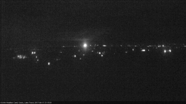 Lake Travis webcam, April 17, 2017 8:15 PM CT