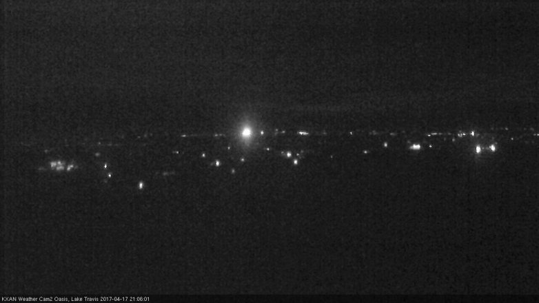 Lake Travis webcam, April 17, 2017 8:25 PM CT