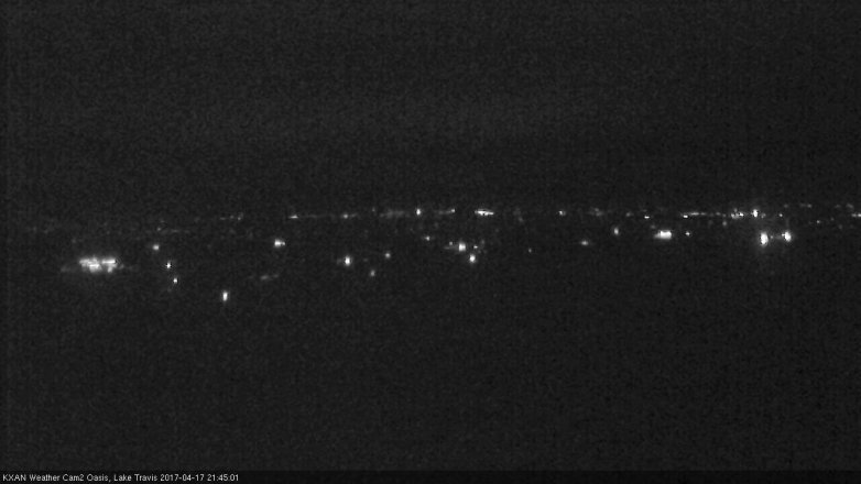 Lake Travis webcam, April 17, 2017 8:55 PM CT