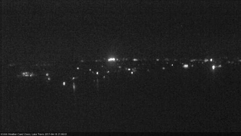 Lake Travis webcam, April 18, 2017 8:10 PM CT