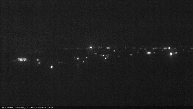 Lake Travis webcam, April 18, 2017 10:20 PM CT