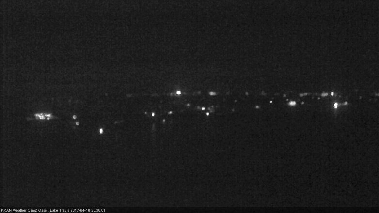 Lake Travis webcam, April 18, 2017 10:40 PM CT