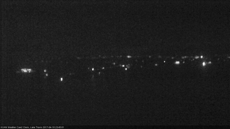 Lake Travis webcam, April 18, 2017 10:55 PM CT