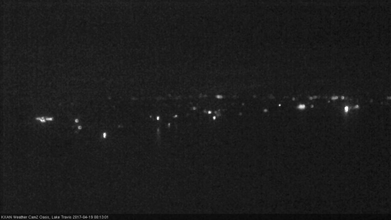 Lake Travis webcam, April 18, 2017 11:35 PM CT
