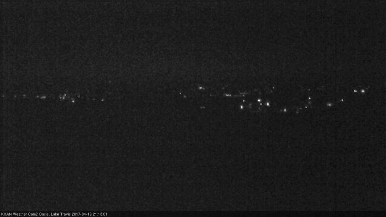 Lake Travis webcam, April 19, 2017 8:10 PM CT