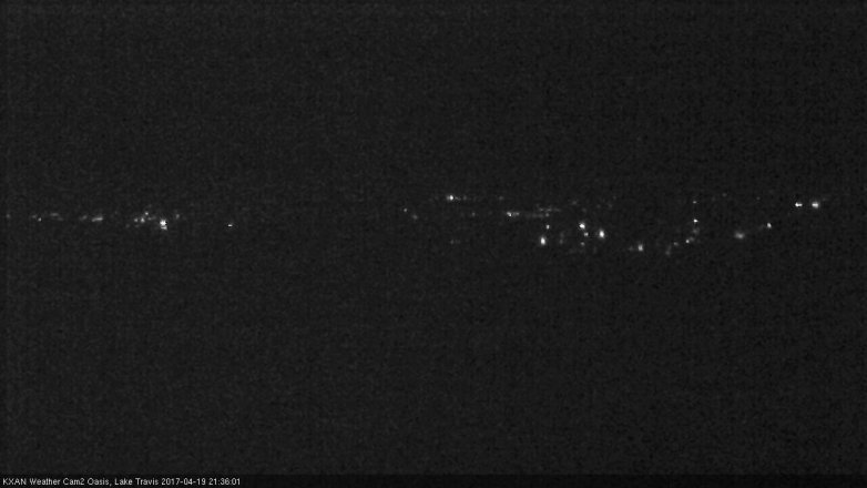 Lake Travis webcam, April 19, 2017 8:35 PM CT