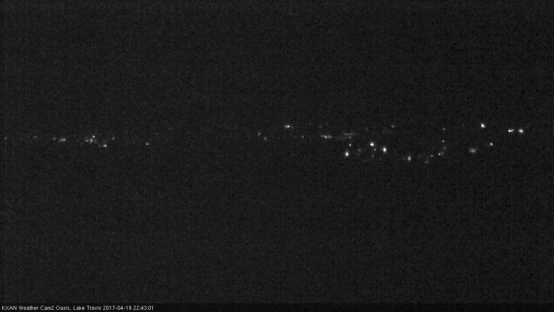 Lake Travis webcam, April 19, 2017 10:10 PM CT