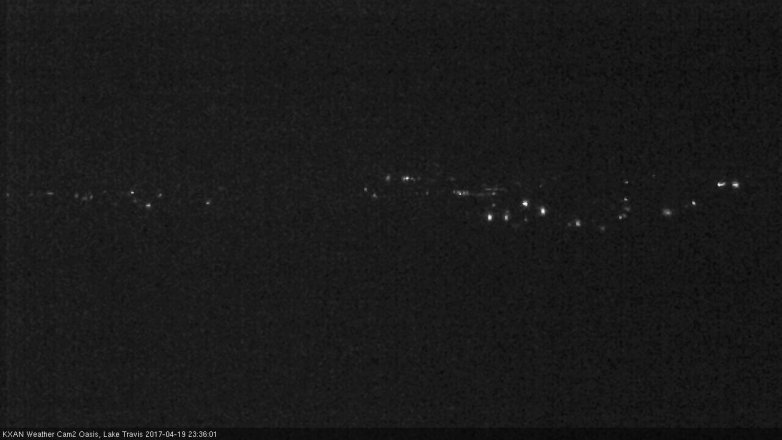 Lake Travis webcam, April 19, 2017 10:35 PM CT
