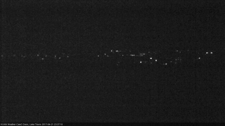 Lake Travis webcam, April 21, 2017 10:55 PM CT