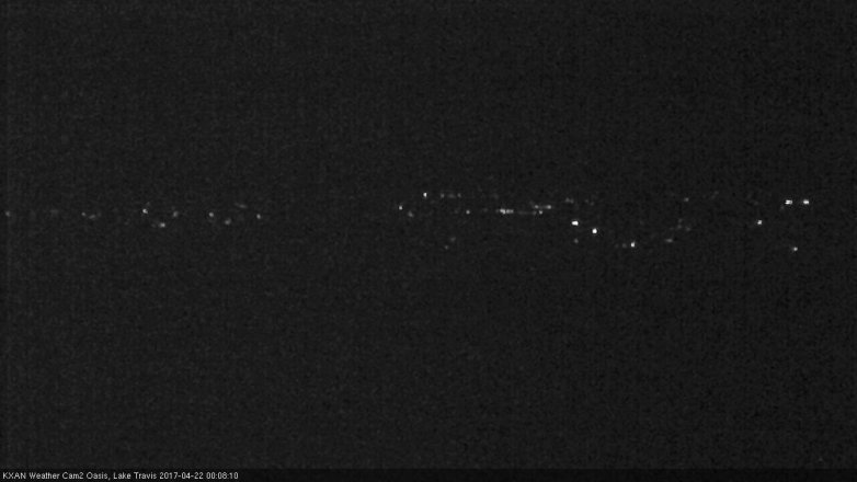 Lake Travis webcam, April 21, 2017 11:35 PM CT