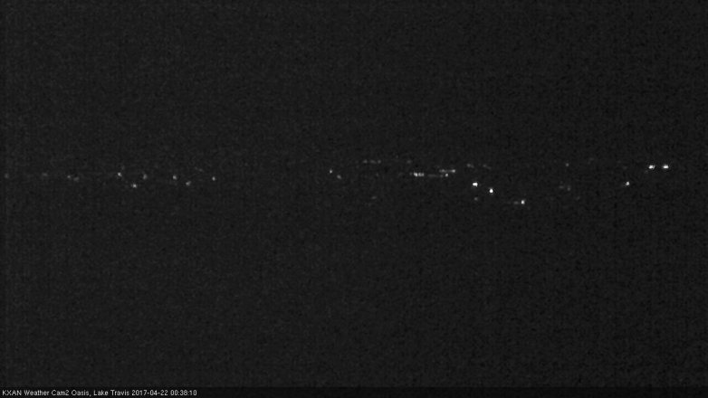 Lake Travis webcam, April 21, 2017 12:00 AM CT