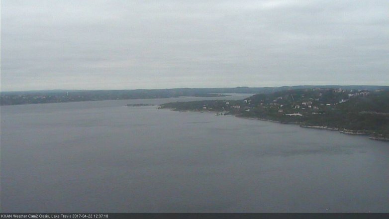 Lake Travis webcam, April 22, 2017 12:05 PM CT