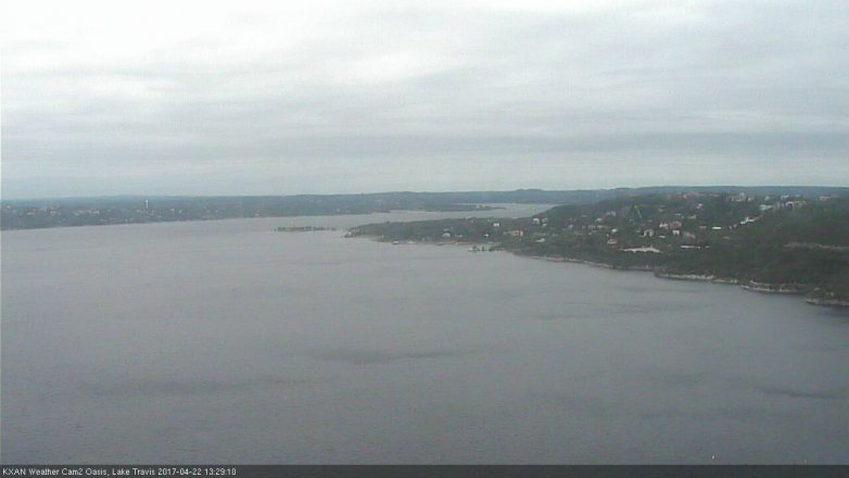 Lake Travis webcam, April 22, 2017 12:35 PM CT