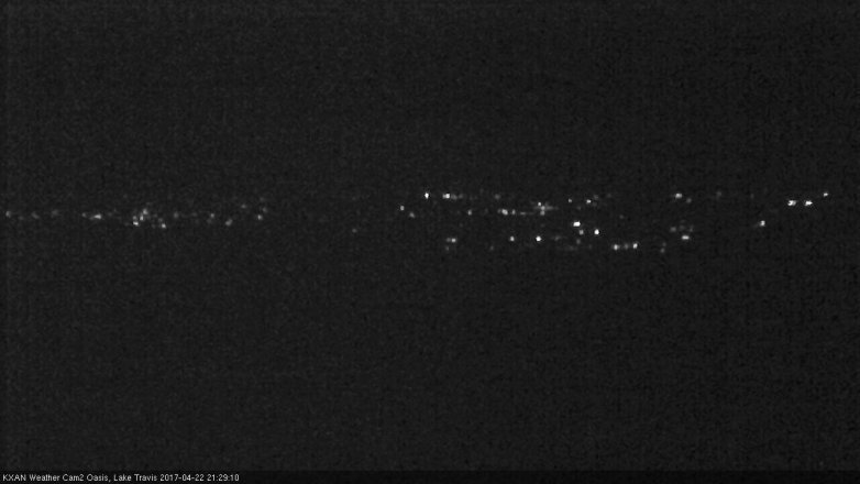 Lake Travis webcam, April 22, 2017 8:35 PM CT