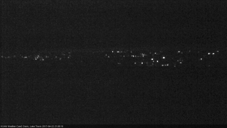 Lake Travis webcam, April 22, 2017 8:40 PM CT