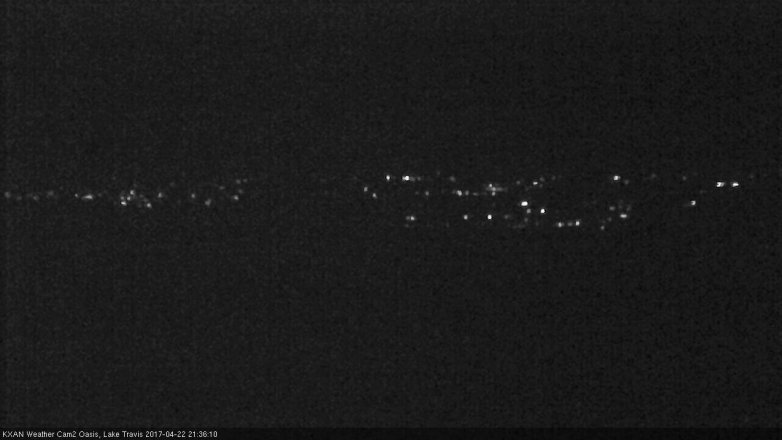 Lake Travis webcam, April 22, 2017 8:45 PM CT