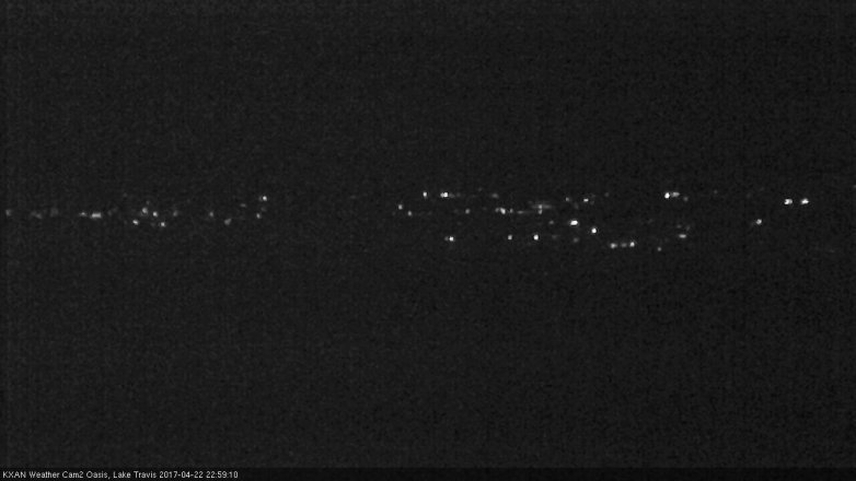 Lake Travis webcam, April 22, 2017 10:05 PM CT