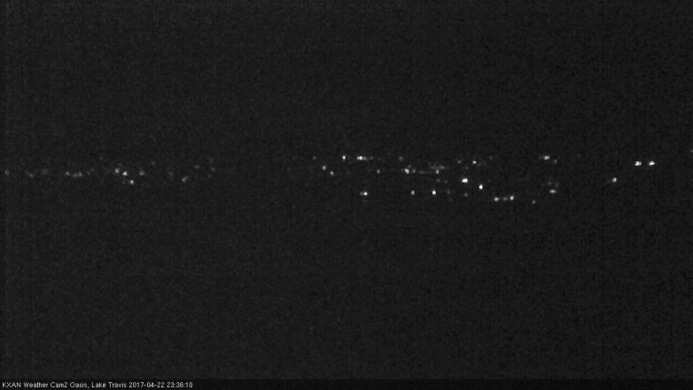 Lake Travis webcam, April 22, 2017 10:55 PM CT