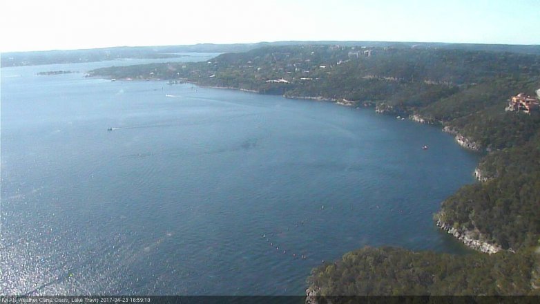 Lake Travis webcam, April 23, 2017 4:30 PM CT