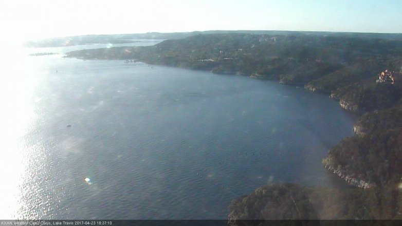 Lake Travis webcam, April 23, 2017 6:00 PM CT