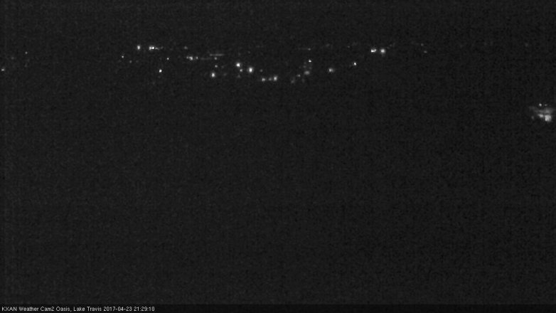 Lake Travis webcam, April 23, 2017 8:55 PM CT
