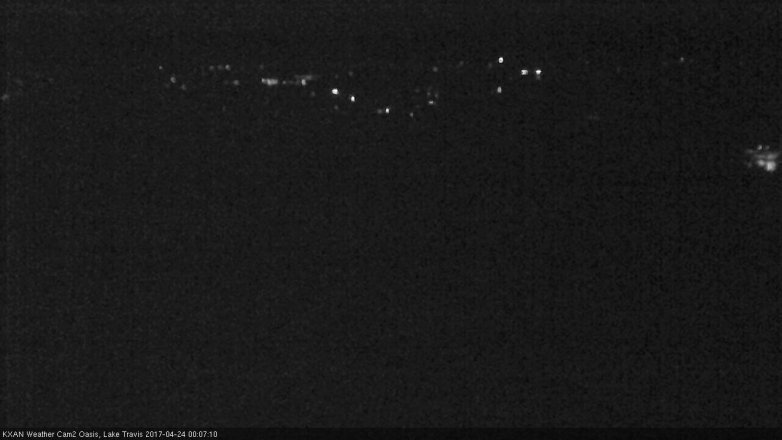 Lake Travis webcam, April 23, 2017 11:35 PM CT