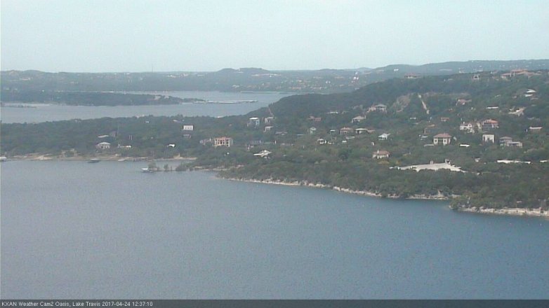 Lake Travis webcam, April 24, 2017 12:05 PM CT