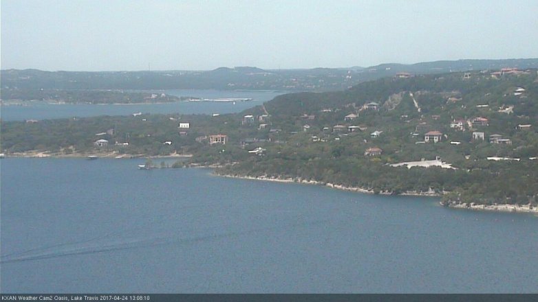 Lake Travis webcam, April 24, 2017 12:40 PM CT