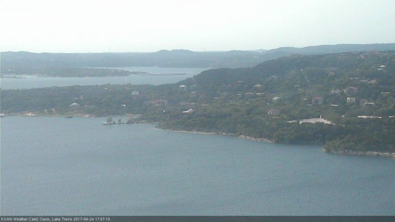 Lake Travis webcam, April 24, 2017 4:20 PM CT