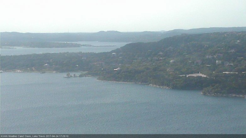 Lake Travis webcam, April 24, 2017 4:35 PM CT