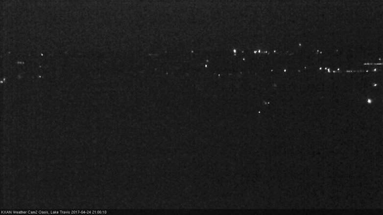 Lake Travis webcam, April 24, 2017 8:20 PM CT