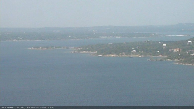 Lake Travis webcam, April 25, 2017 11:45 AM CT