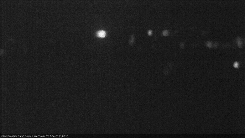 Lake Travis webcam, April 25, 2017 8:30 PM CT