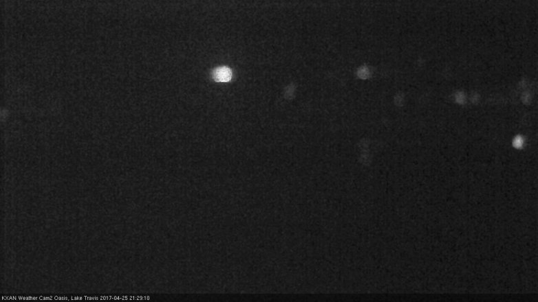 Lake Travis webcam, April 25, 2017 8:50 PM CT