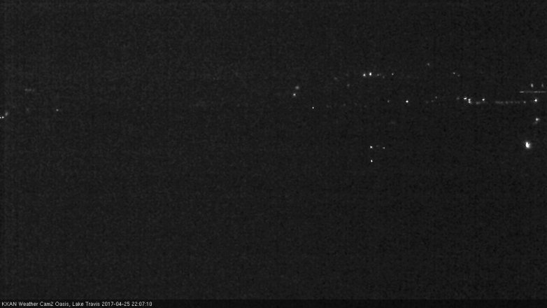 Lake Travis webcam, April 25, 2017 9:35 PM CT