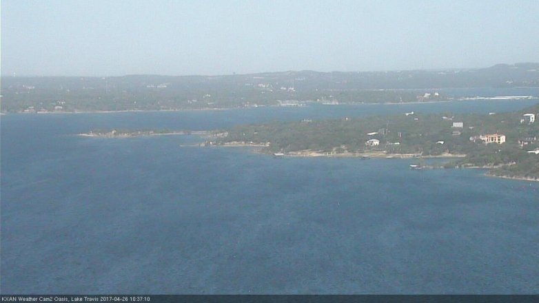 Lake Travis webcam, April 26, 2017 10:10 AM CT