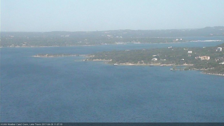 Lake Travis webcam, April 26, 2017 10:20 AM CT
